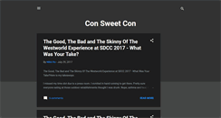 Desktop Screenshot of consweetcon.com