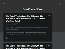 Tablet Screenshot of consweetcon.com